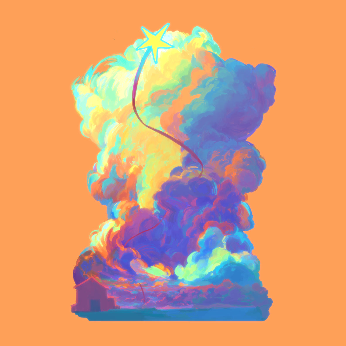UV Sticker - Cloud 3
