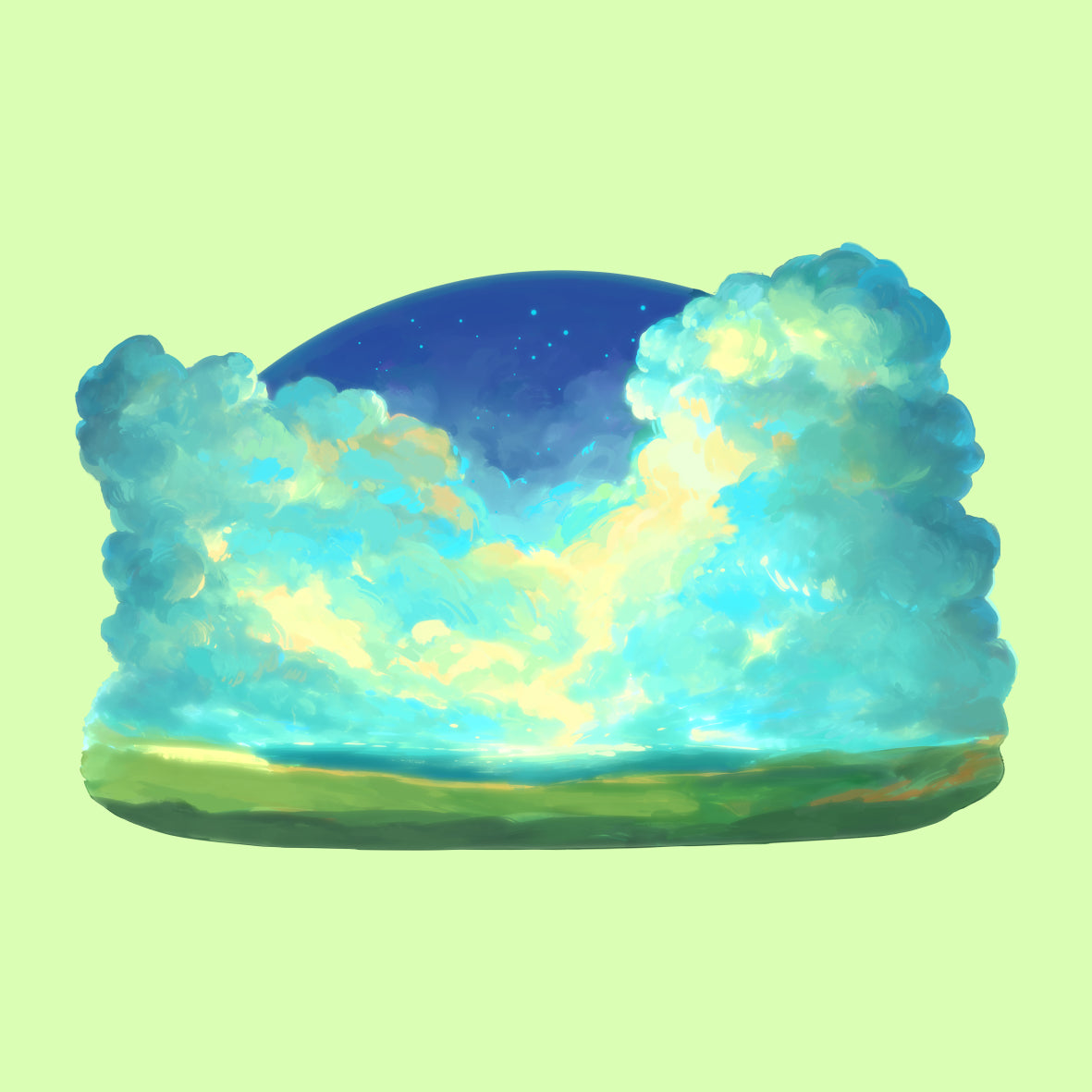UV Sticker - Cloud 4