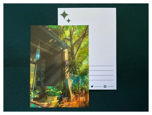 Postcard A6 - It's too hot today!