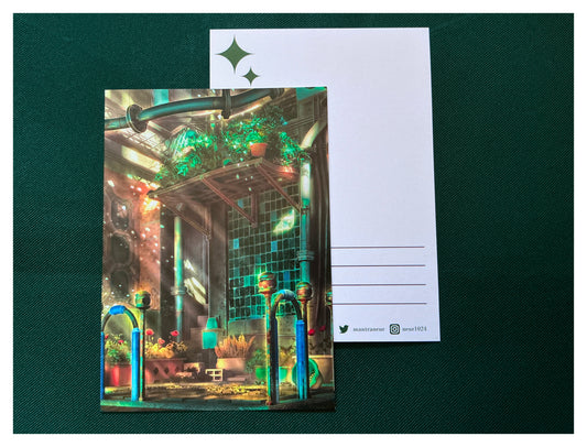 Postcard A6 - Small garden