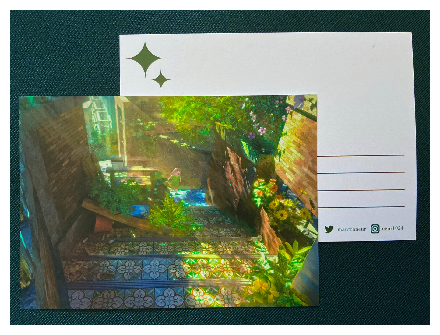 Postcard A6 - Summer stroll