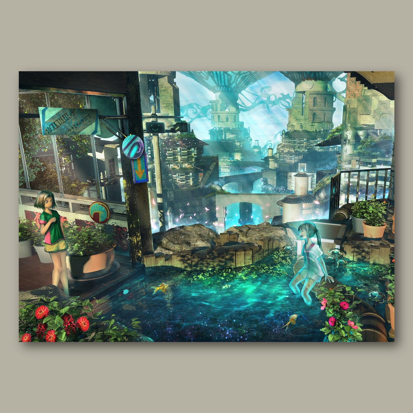 Postcard A6 - Ghost pool