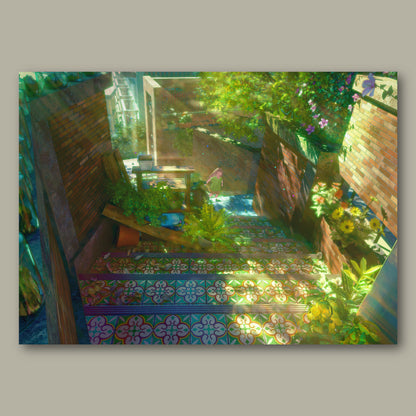Postcard A6 - Summer stroll