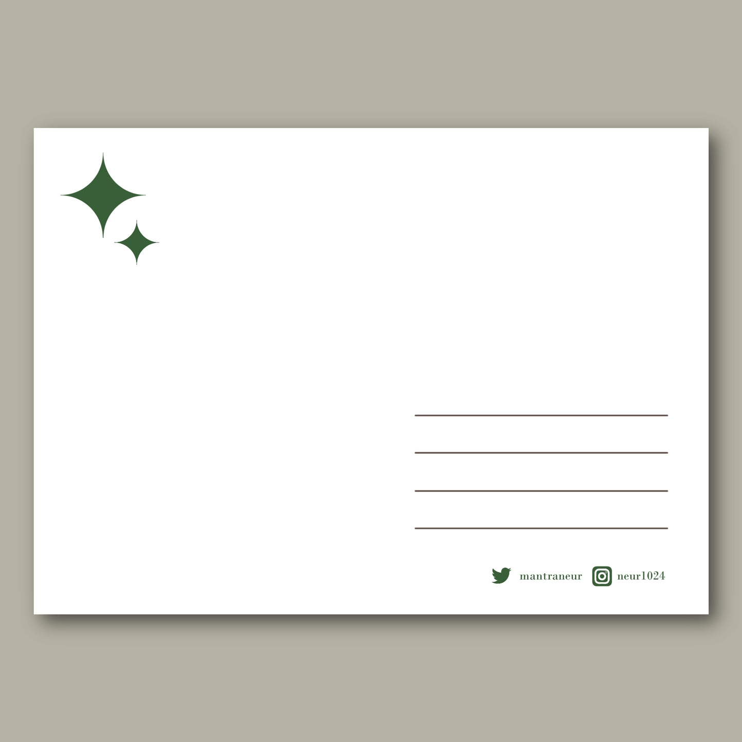 Postcard A6 - Holiday